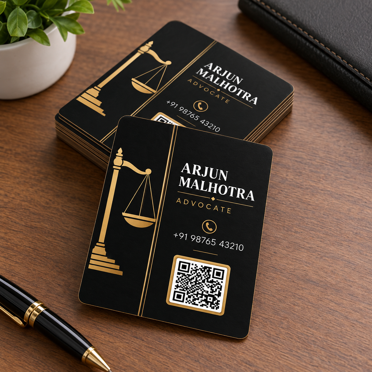 Advocate QR Business Card
